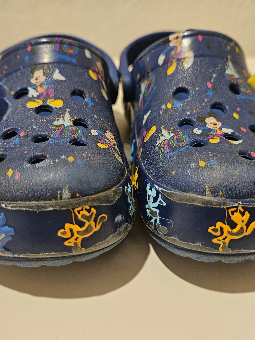 Crocs Kids' Mickey Mouse Disneyland 70th Anniversary Clogs